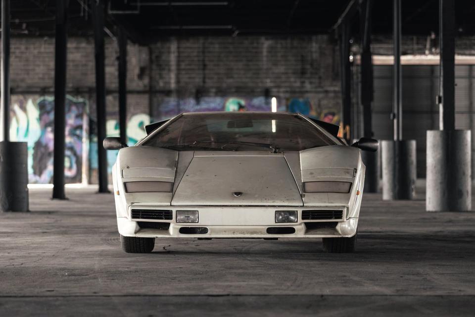 1982 lamborghini countach 5000s show car unrestored for sale by driversource front end highlight