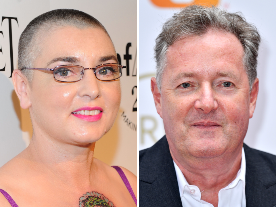 Sinead O’Connor and Piers Morgan (Getty Images)