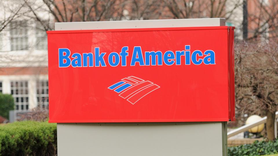 Bank of America branch in Knoxville, TN