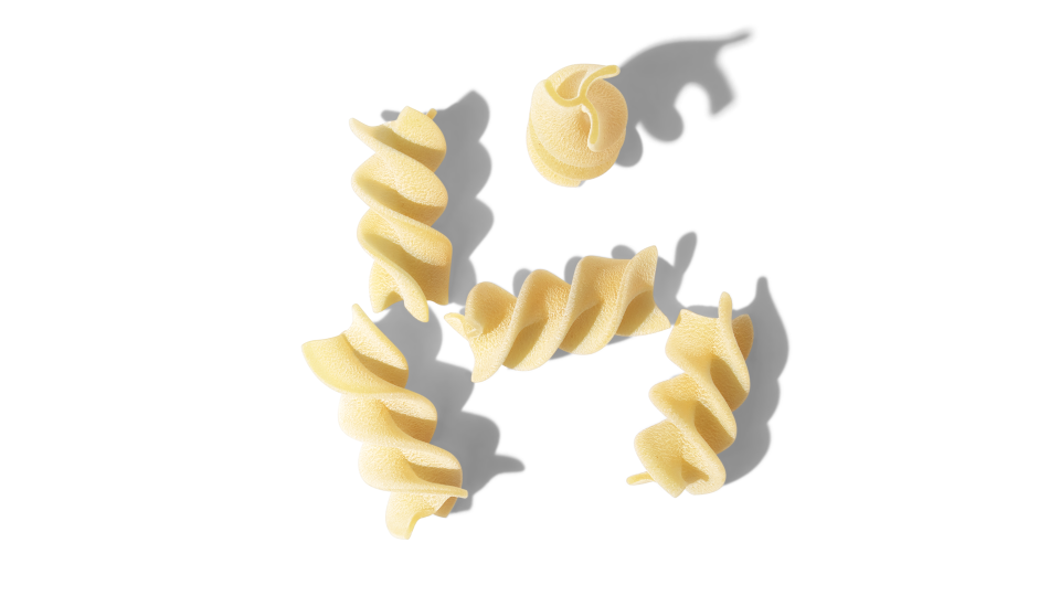 Good dried pasta should look a little rough and chalky, not smooth and shiny.