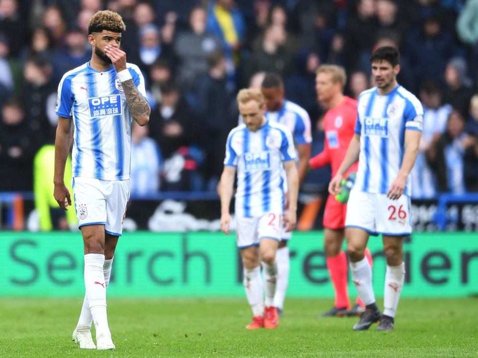 Huddersfield have three games to save themselves: Getty
