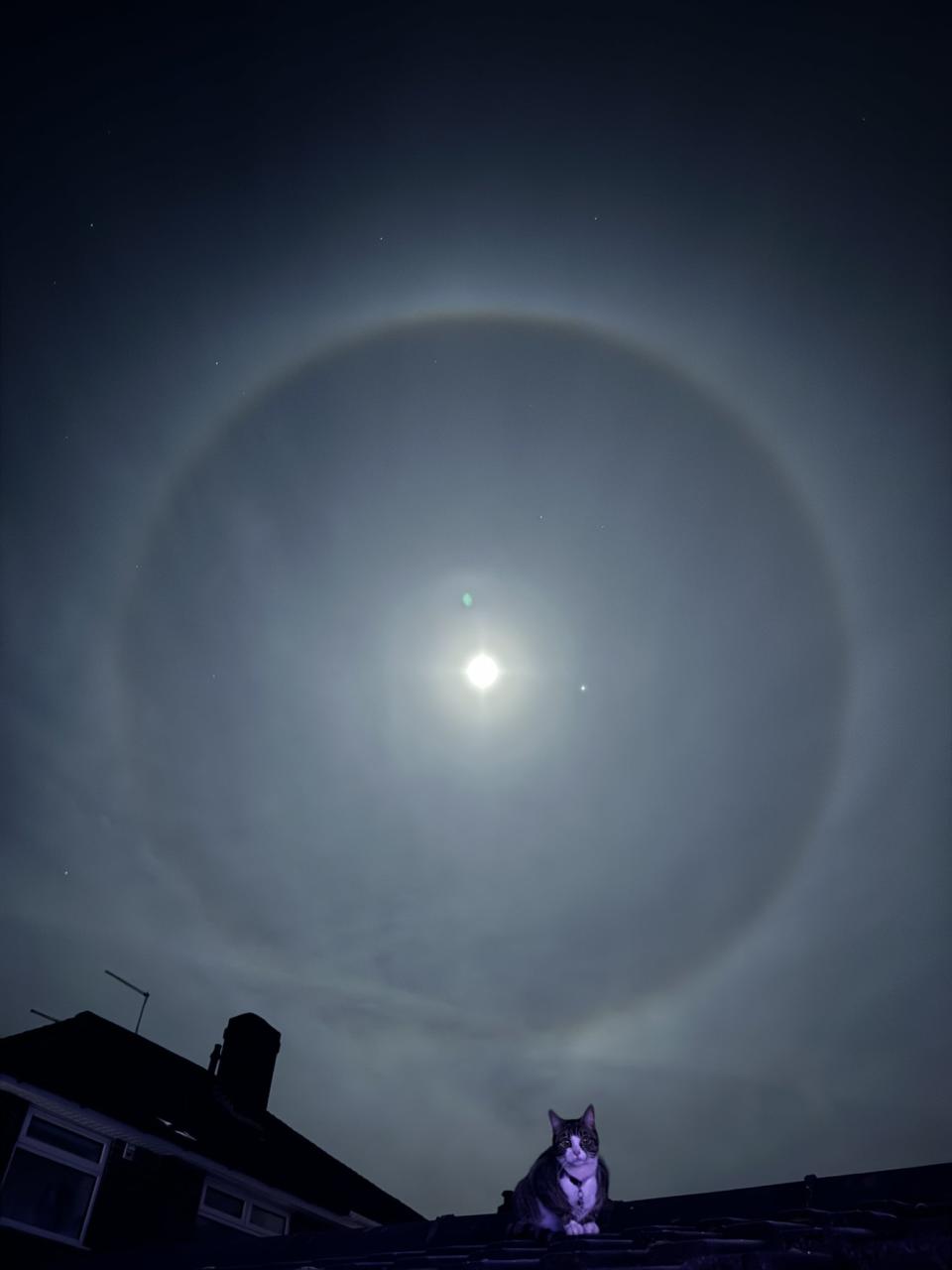 Ring around Moon