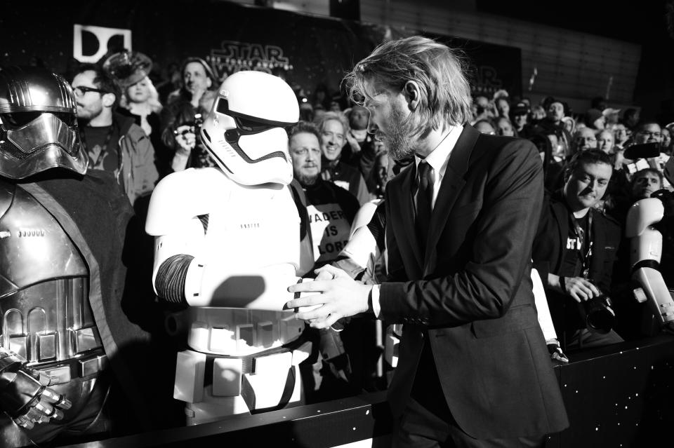 Actor Domhnall Gleeson attends the premiere of "Star Wars: The Force Awakens" on Dec. 14, 2015, in Hollywood.