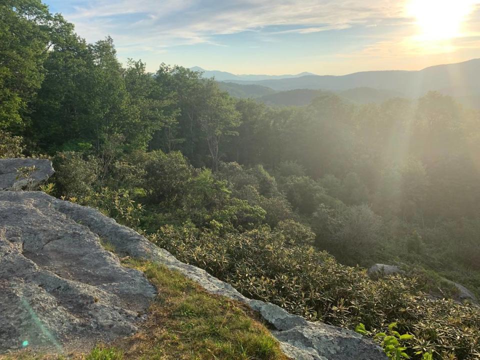 The Blue Ridge Parkway near Blowing Rock.