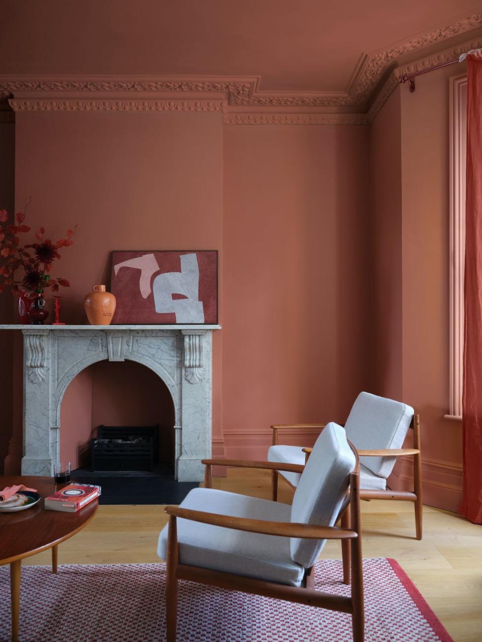 farrow ball's dead flat matt paint finish, living room