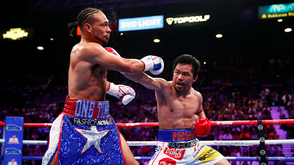 Pacquiao's speed proved too much for Thurman to deal with.