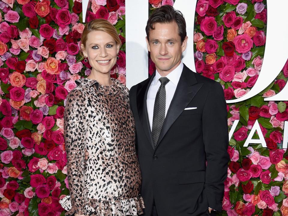 Claire Danes and Hugh Dancy attend the 72nd Annual Tony Awards at Radio City Music Hall on June 10, 2018 in New York City