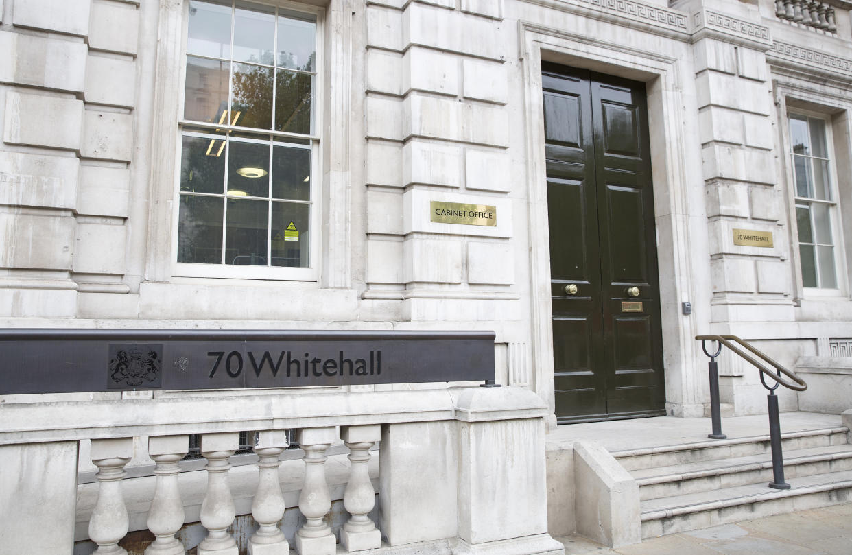 A general view of  Cabinet Office in Whitehall, London. Picture dated: Saturday May 13, 2017. Photo credit should read: Isabel Infantes / EMPICS Entertainment.