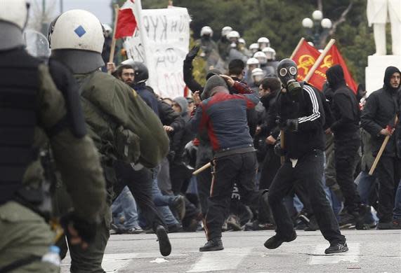 Clashes in Greece