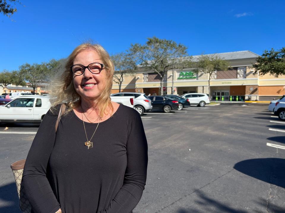 Lisa Cavanagh, pictured outside of a Boynton Beach Publix, doesn't make a breakfast quiche every weekend like she used to, thanks to the rising cost of eggs.