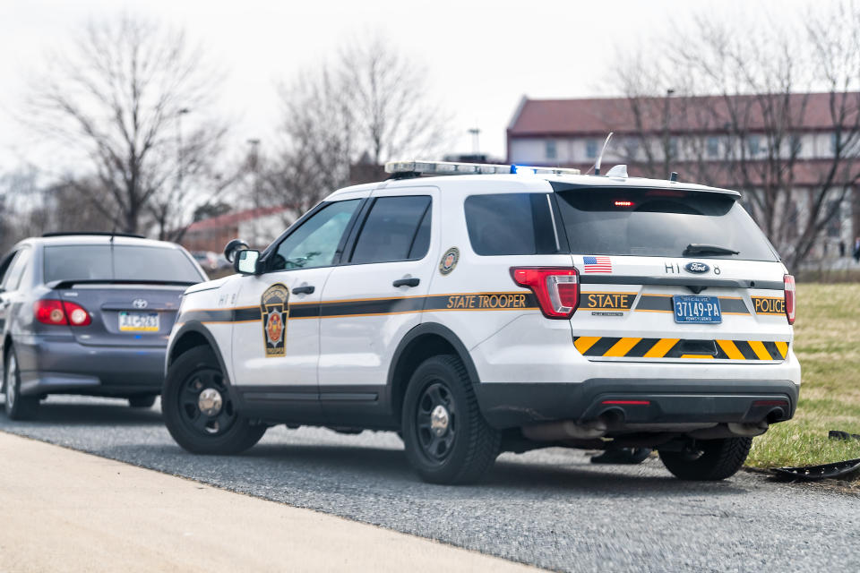 Pennsylvania state trooper vehicle