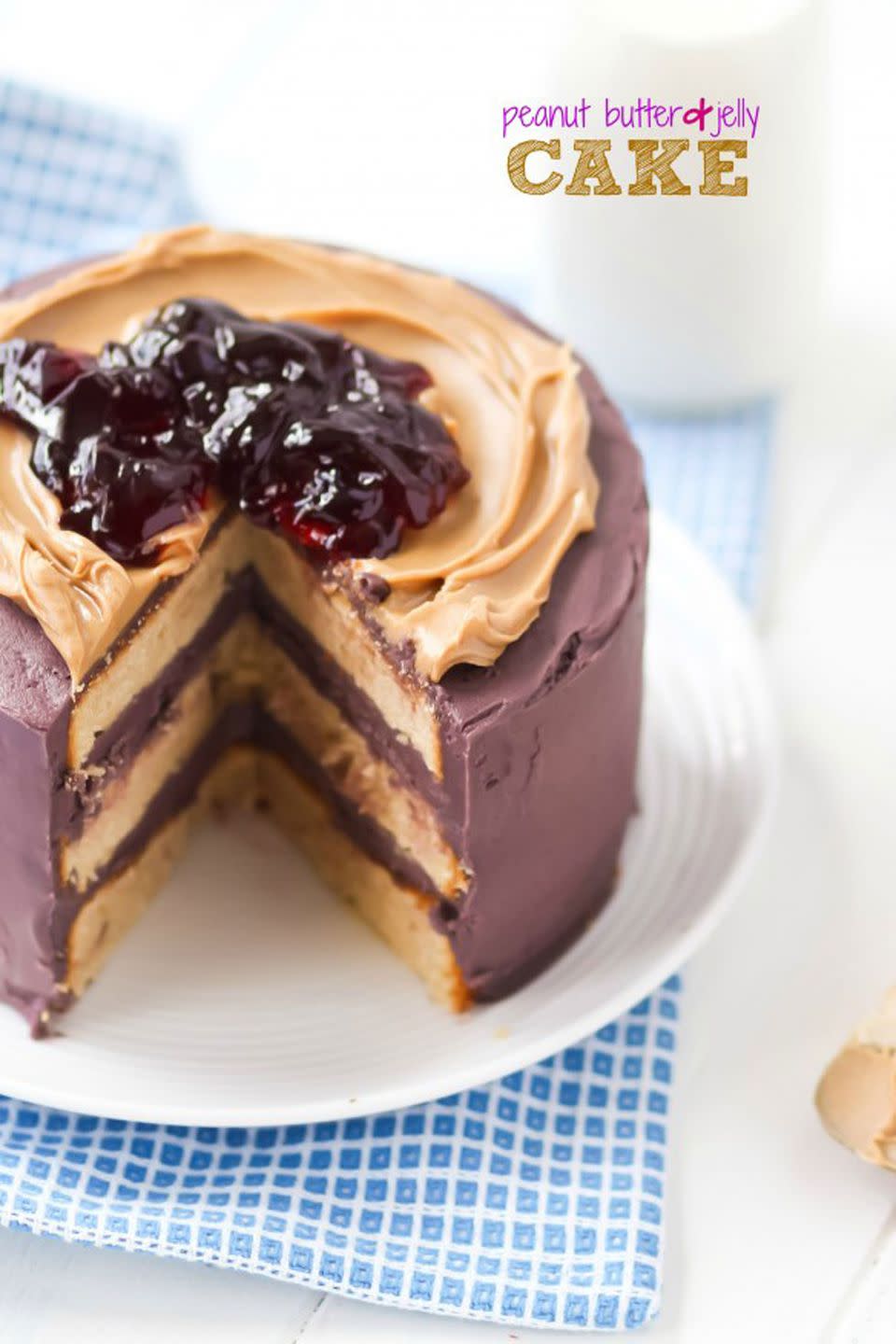 Peanut Butter and Jelly Cake