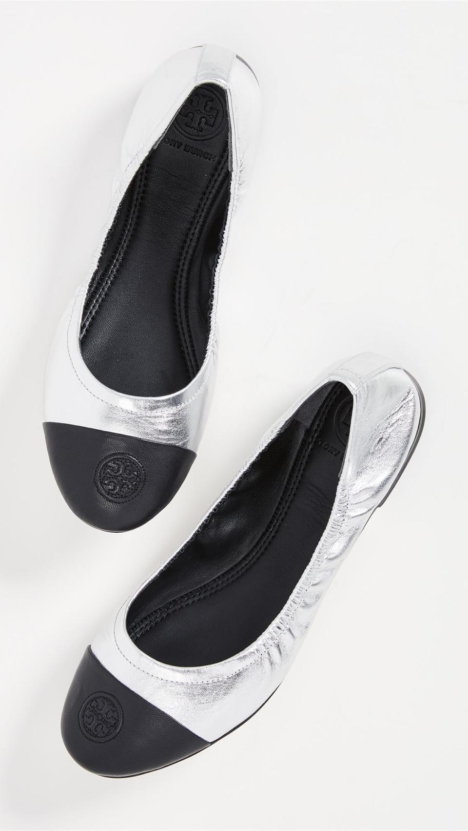 Cap Toe Ballet Flats