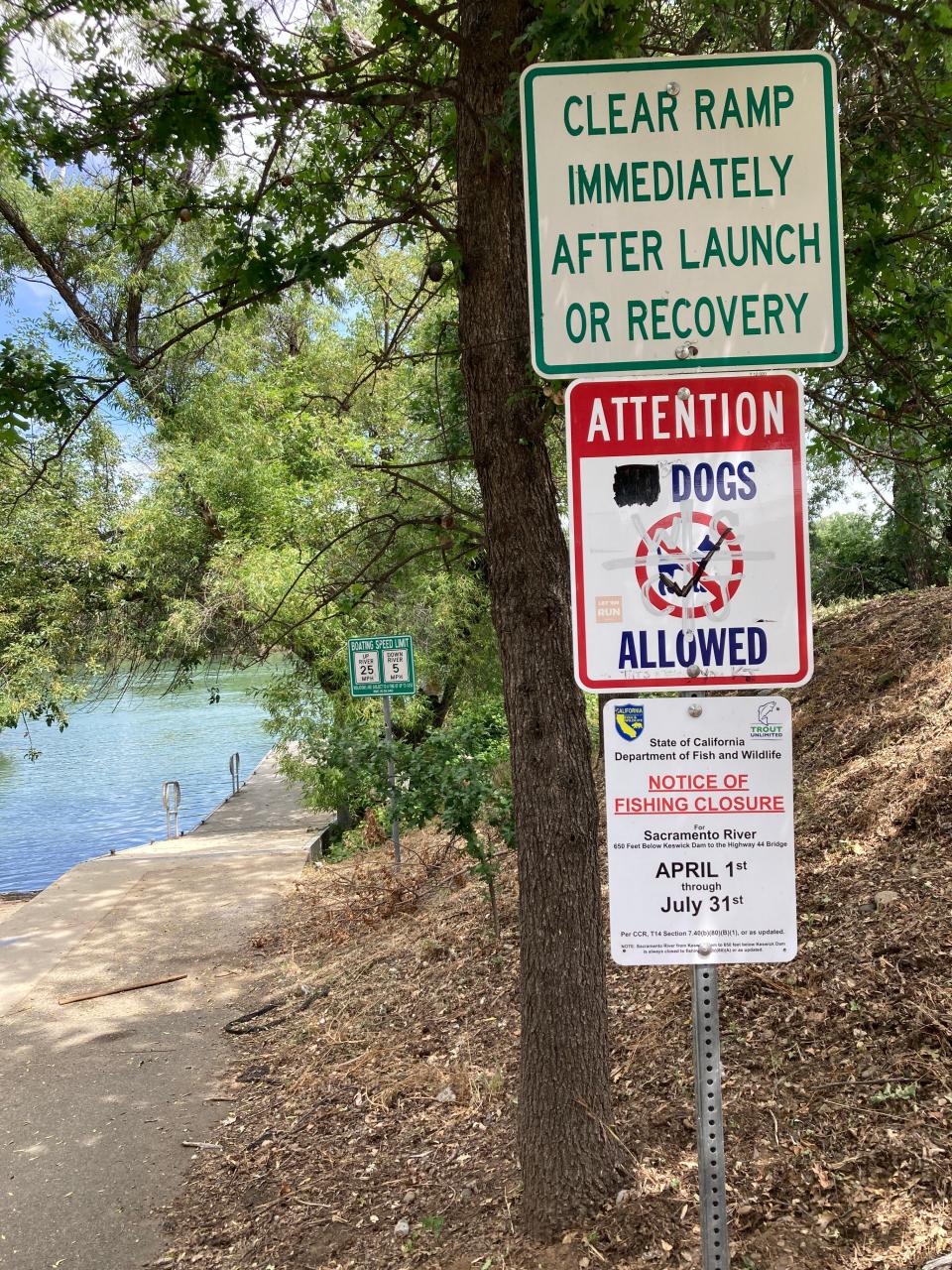 Design work to upgrade the boat ramp along the Sacramento River east of Riverfront Park in Redding has started.