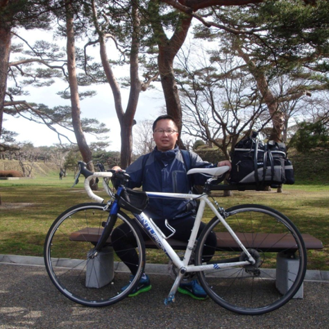 照片為作者北海道自行車旅行中所攝，該次旅程為七天一千公里的旅程。