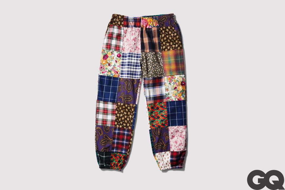 Patchwork pants, fall-winter 2016.