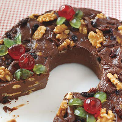 5-Minute Fudge Wreath