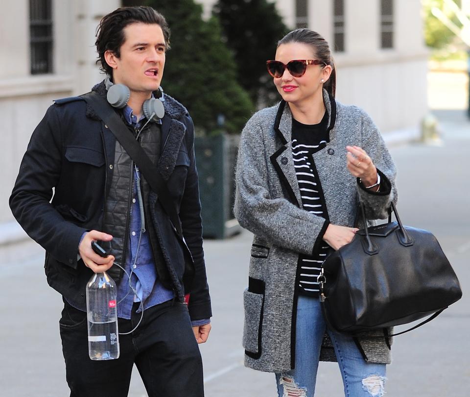 <p>Miranda Kerr and Orlando Bloom may have split in 2013, but the pair are still chums. Casting their differences aside, the pair now raise son Flynn together and in the five years since their split have proved they still have each other’s backs. “Happy Birthday to an amazing mother, co-parent and friend,” Orlando wrote on Instagram on Miranda’s birthday. <em>[Photo: Getty]</em> </p>