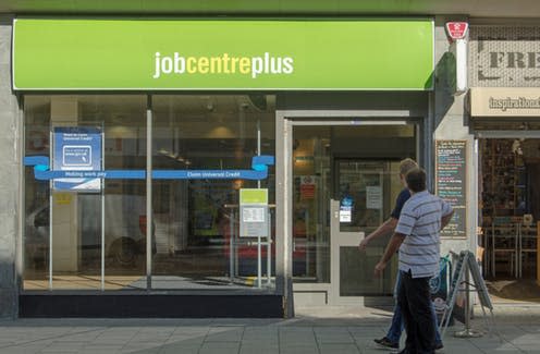 <span class="caption">Supporting and empowering jobseekers has better results than the current "economic" approaches used by jobcentres up and down the country. </span> <span class="attribution"><a class="link " href="https://www.shutterstock.com/image-photo/westonsupermare-uk-august-26-2015-two-311273393?src=9716ac01-0b42-44a9-bbcd-7bee6f7e791f-1-0" rel="nofollow noopener" target="_blank" data-ylk="slk:BasPhoto/Shutterstock;elm:context_link;itc:0;sec:content-canvas">BasPhoto/Shutterstock</a></span>