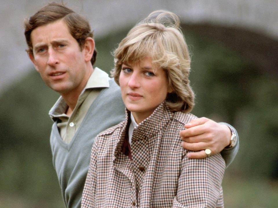 Prince Charles and Princess Diana on their honeymoon in 1981.