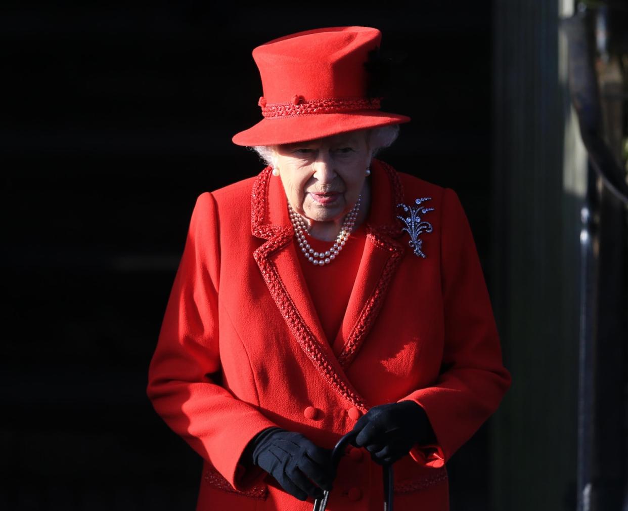 The Royal Family Attend Church On Christmas Day