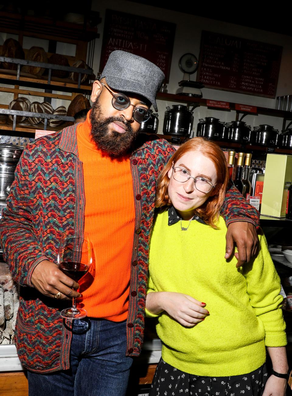 GQ fashion director Mobolaji Dawodu and GQ visuals director Roxanne Behr