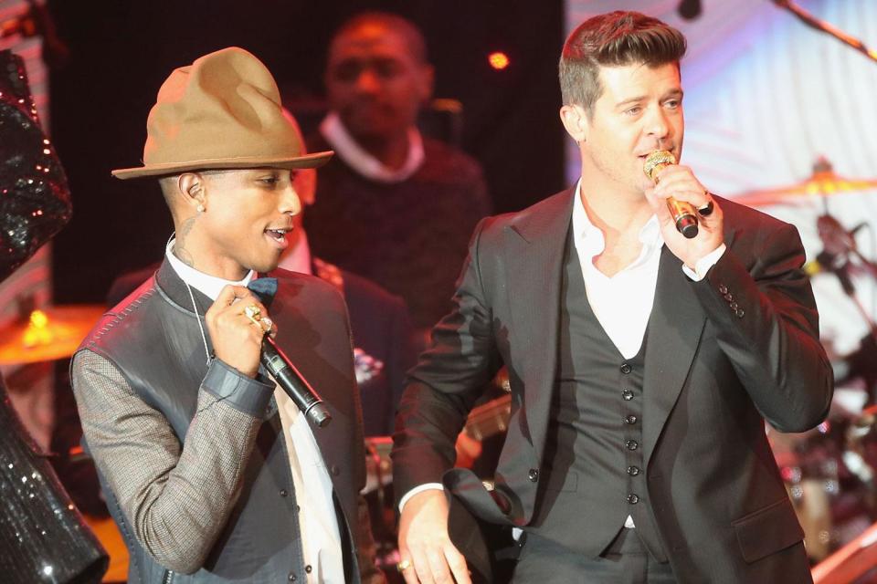 Verdict: Robin Thicke and Pharrell Williams: Frederick M. Brown/Getty Images