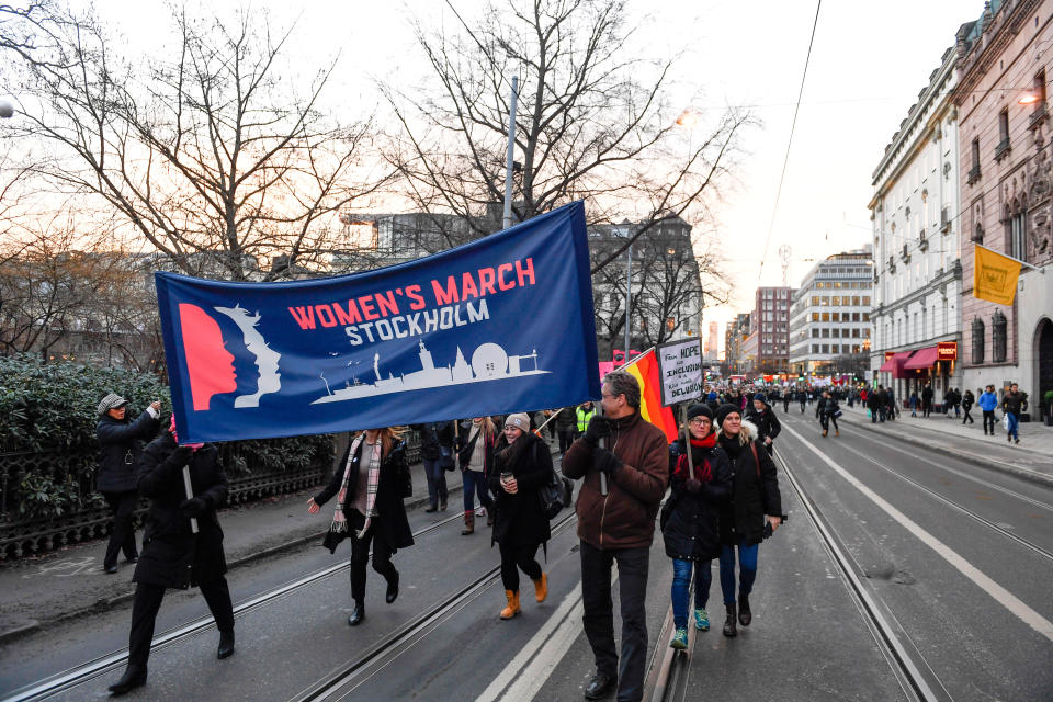 stockholm womens march