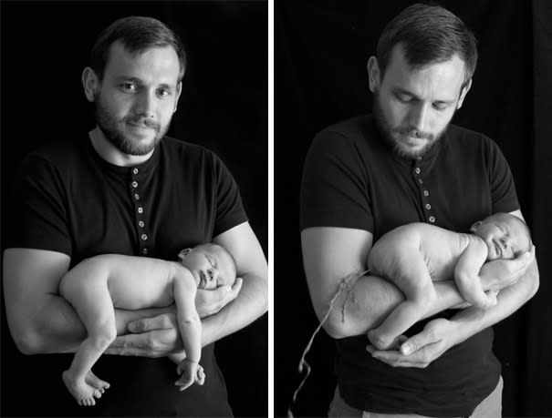 Fotos artísticas con bebés: Expectativa vs. realidad