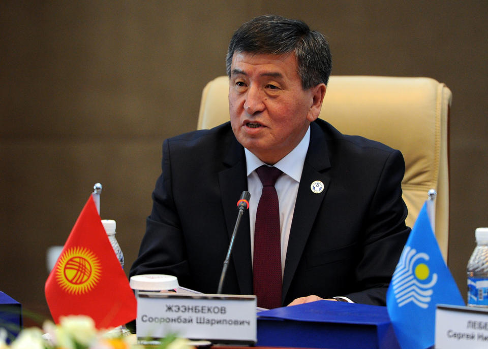 吉爾吉斯總統阿坦巴耶夫（Almazbek Atambayev） 圖片來源：達志影像