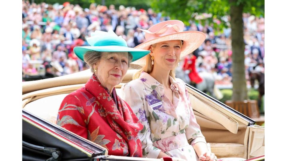 Princess Anne and Lady Gabriella Kingston seen on day one of Royal Ascot