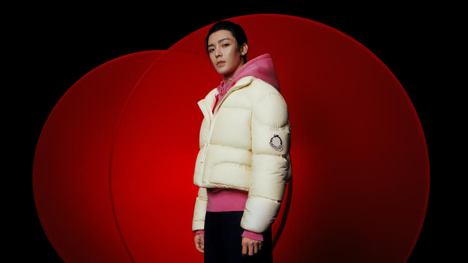 Moncler celebrates the new year with a campaign starring Hou Ming Hao. (PHOTO: Moncler)