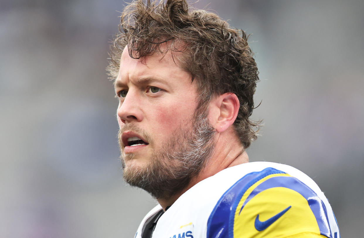 Matthew Stafford of the Los Angeles Rams. (Dustin Satloff / Getty Images)