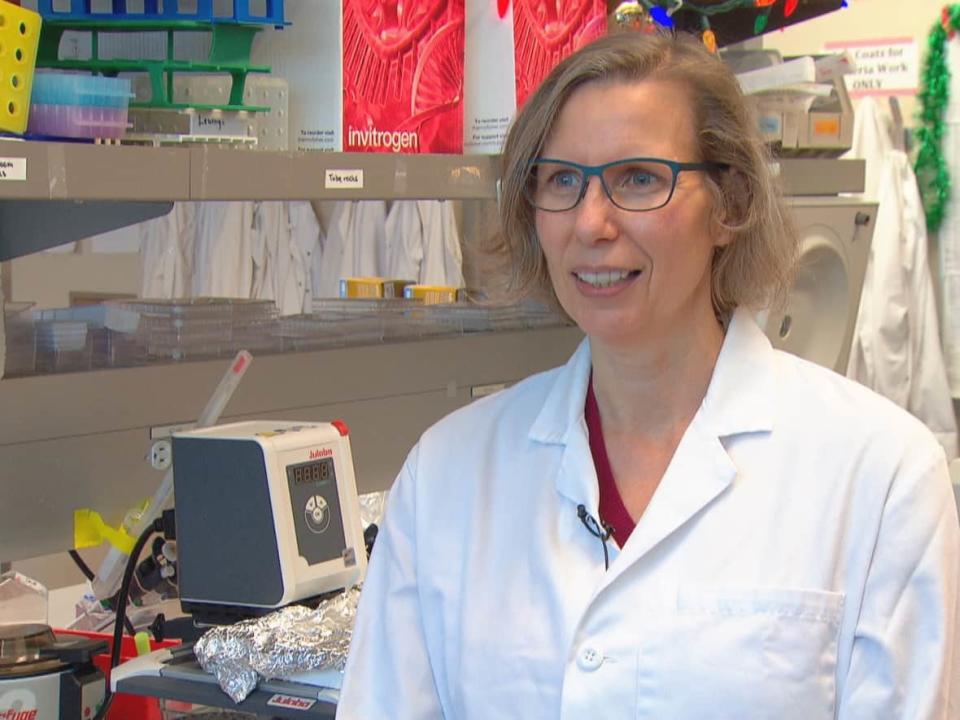 Researcher Megan Levings said she's overjoyed at the private donation made by an unnamed donor and the hope it brings for accelerated solutions and treatments. (Gabriel Osorio/CBC  - image credit)