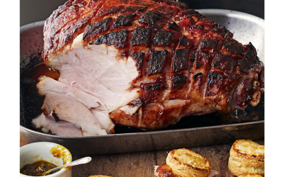 <p>Quentin Bacon</p><p>Ina Garten's orange glazed ham recipe is so, so easy.</p><p><strong>Get the recipe: <a href="https://parade.com/recipes/ina-garten-orange-glazed-ham" rel="nofollow noopener" target="_blank" data-ylk="slk:Ina Garten’s Orange-Marmalade Glazed Ham;elm:context_link;itc:0;sec:content-canvas" class="link ">Ina Garten’s Orange-Marmalade Glazed Ham</a></strong></p>