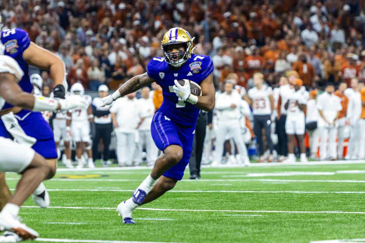 Washington's Kalen DeBoer expects RB Dillon Johnson to be ready for CFP championship game