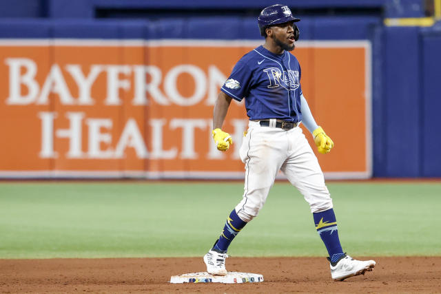 Tampa, United States. 21st June, 2023. Tampa Bay Rays starter Taj Bradley  pitches against the Baltimore Orioles during the second inning of a  baseball game at Tropicana Field in St. Petersburg, Florida