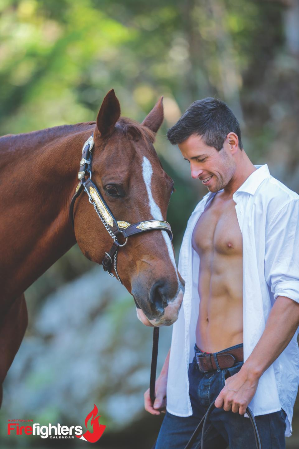 Photo credit: Courtesy of the 2018 Australian Firefighters calendar