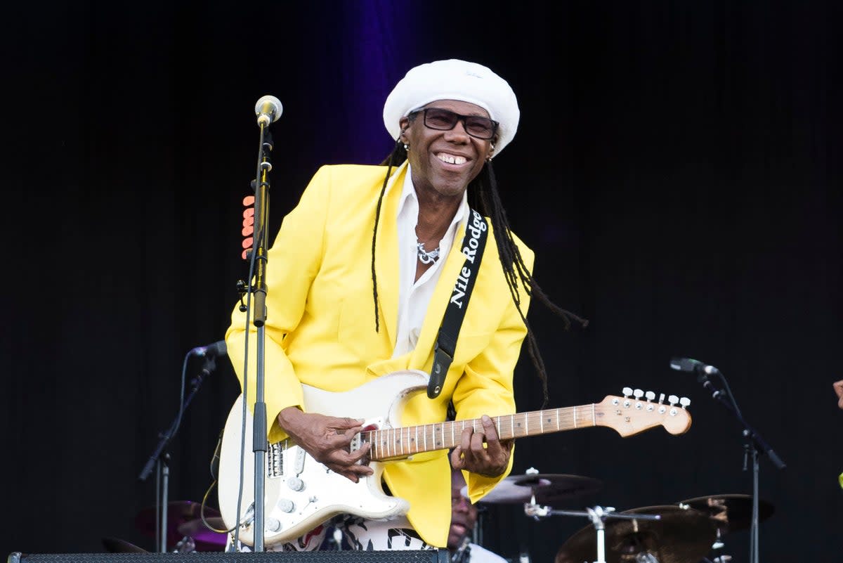 Nile Rodgers said he was ‘excited to be back’ at the Lake District summer festival for ‘more good times’  (PA Archive)
