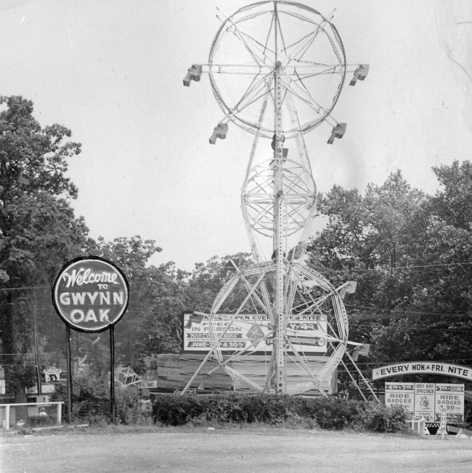 1963: Double Ferris Wheel, Gwynn Oak, Gwynn Oak, Maryland