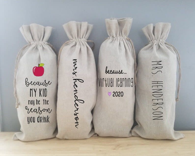 Funny Wine Bottle Bag