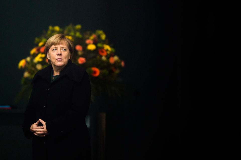 German Chancellor Angela Merkel in Berlin