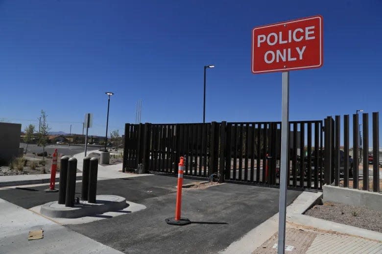 The El Paso Police Department’s new far east regional command center on Pebble Hills Boulevard and Tim Foster Street east of Joe Battle Boulevard, was constructed as part of a $413 million public safety bond approved by voters in 2019.