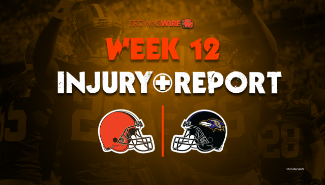 Browns Vs Ravens final injury report: 12 questionable, 3 out for game