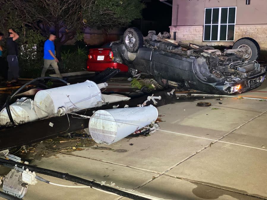 A tornado was reported in Temple on Thursday, according to the National Weather Service (Jordan Belt/KXAN News)