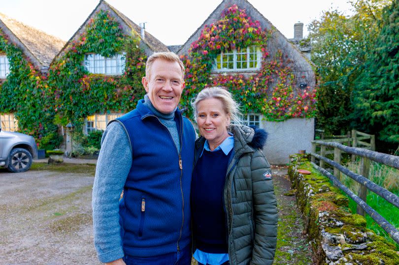 DAILY MIRROR - COUNTYFILE’S ADAM HENSON AND WIFE CHARLIE AT THEIR COTSWOLD FARM - SEE ROBIN EVELEIGH FEATURE -Credit:Jonathan Buckmaster/Reach PLC