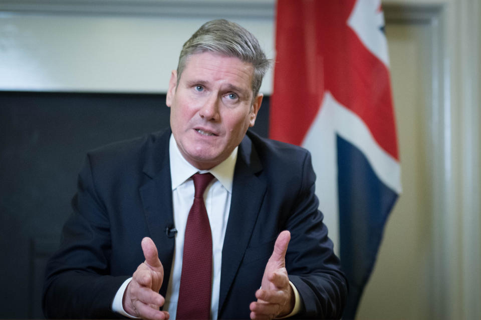 <p>Sir Keir Starmer is to set out his ‘optimistic’ vision for a new relationship with the United States</p> (PA)
