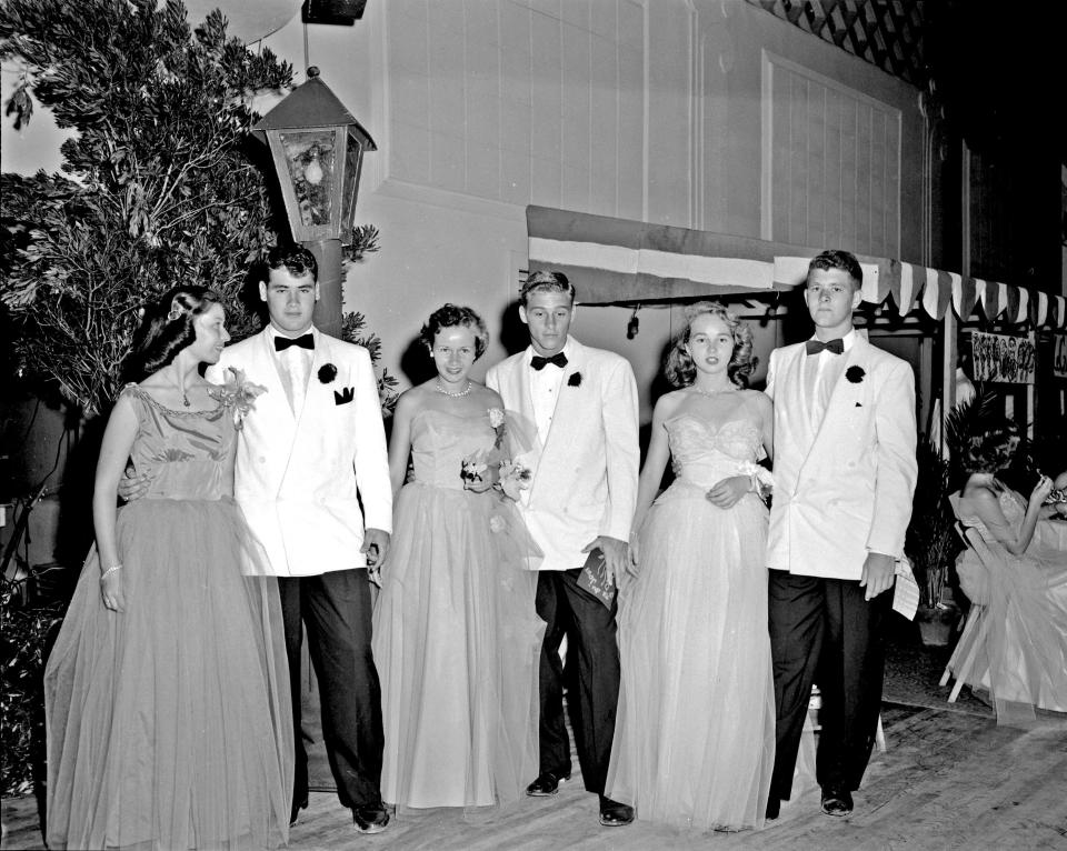 Sarasota High School prom in the early 1950s.