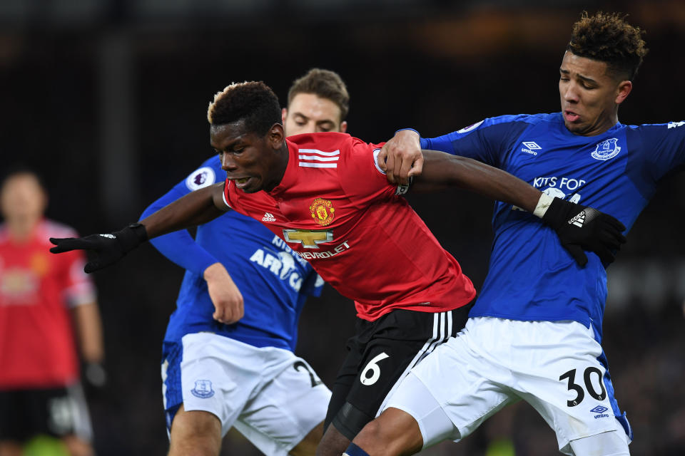 Paul Pogba was excellent against Everton on Monday. (Getty)