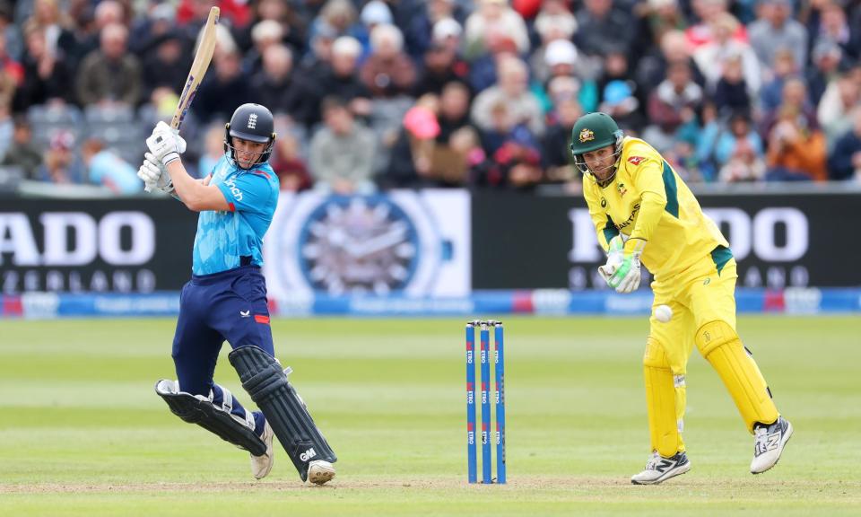 <span>Jacob Bethell says he felt at home when facing Australia last month.</span><span>Photograph: Dan Istitene/Getty Images</span>